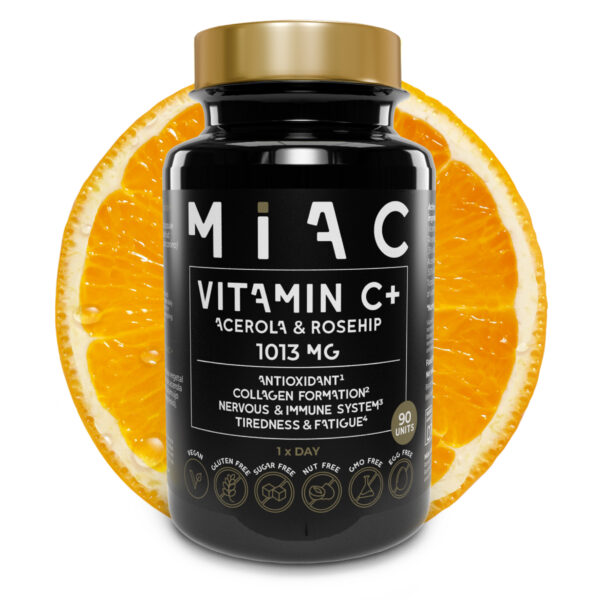 VITAMIN C + NATURAL C<a style="font-size:16px;"> ACEROLA+ROSEHIP <br>1.013 mg <br>90 Capsulas</a> - Imagen 8