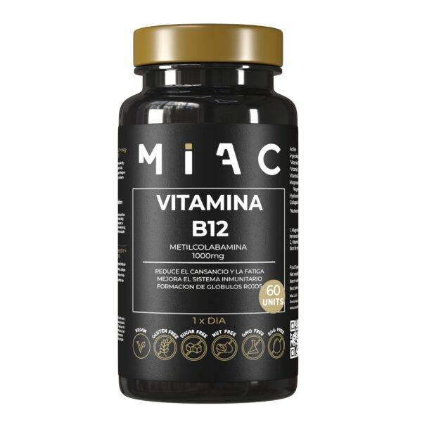 VITAMIN B12 <a style="font-size:16px;"> Metilcobalamina 1.000µG <br>60 Capsulas</a>
