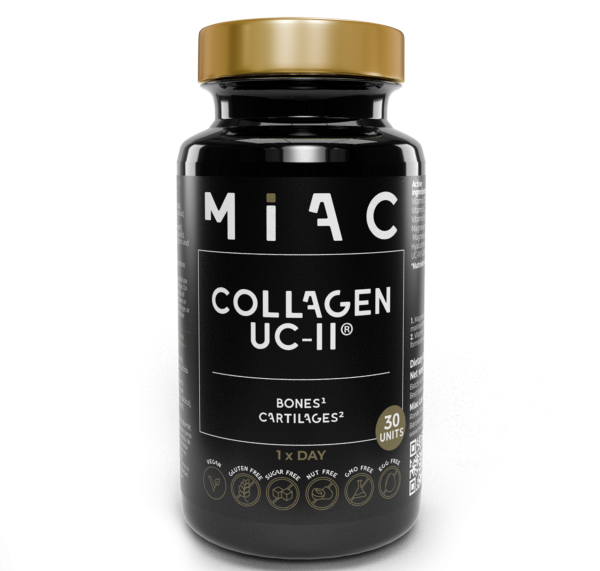 COLÁGENO <a style="font-size:16px;"> UC-II ®+HYALURONIC ACID+ MAGNESIUM+VIT.C+B5+D3 <br>  30 Cápsulas</a>