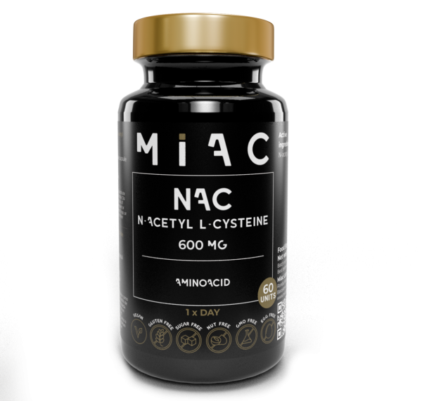 NAC<a style="font-size:16px;"> (N-ACETIL L-CISTEÍNA)  <br>60 cápsulas</a>