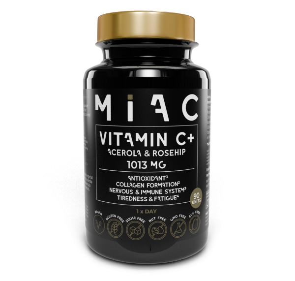 VITAMIN C + NATURAL C<a style="font-size:16px;"> ACEROLA+ROSEHIP <br>1.013 mg <br>90 Capsulas</a>