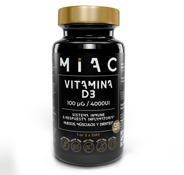 VITAMINA D3<a style="font-size:16px;"> Colecalciferol  <br> 4000 UI </a>