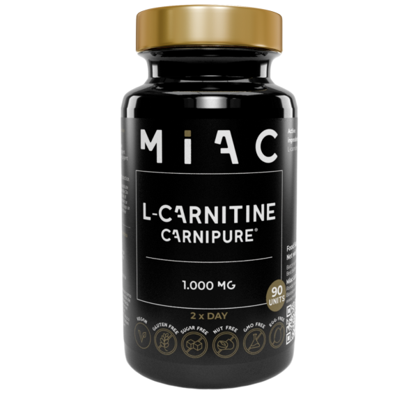 L-CARNITINE [CARNIPURE®]* <a style="font-size:16px;"> Quema grasas <br>  90 Cápsulas  </a>