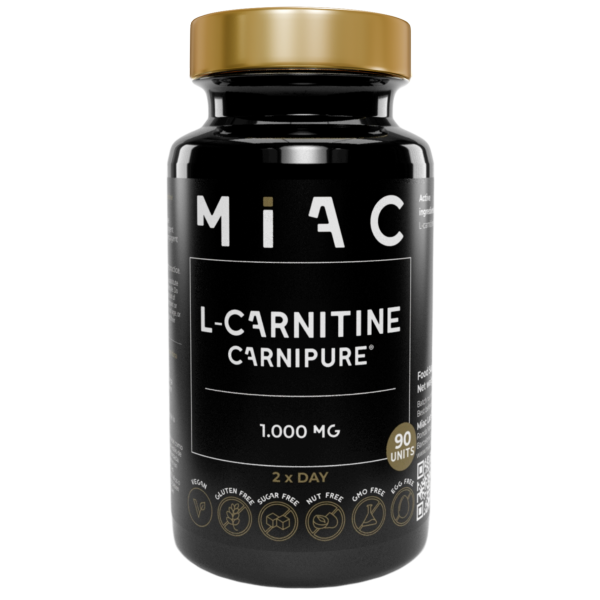 L-CARNITINE [CARNIPURE®]* <a style="font-size:16px;"> Quema grasas <br>  90 Cápsulas  </a>