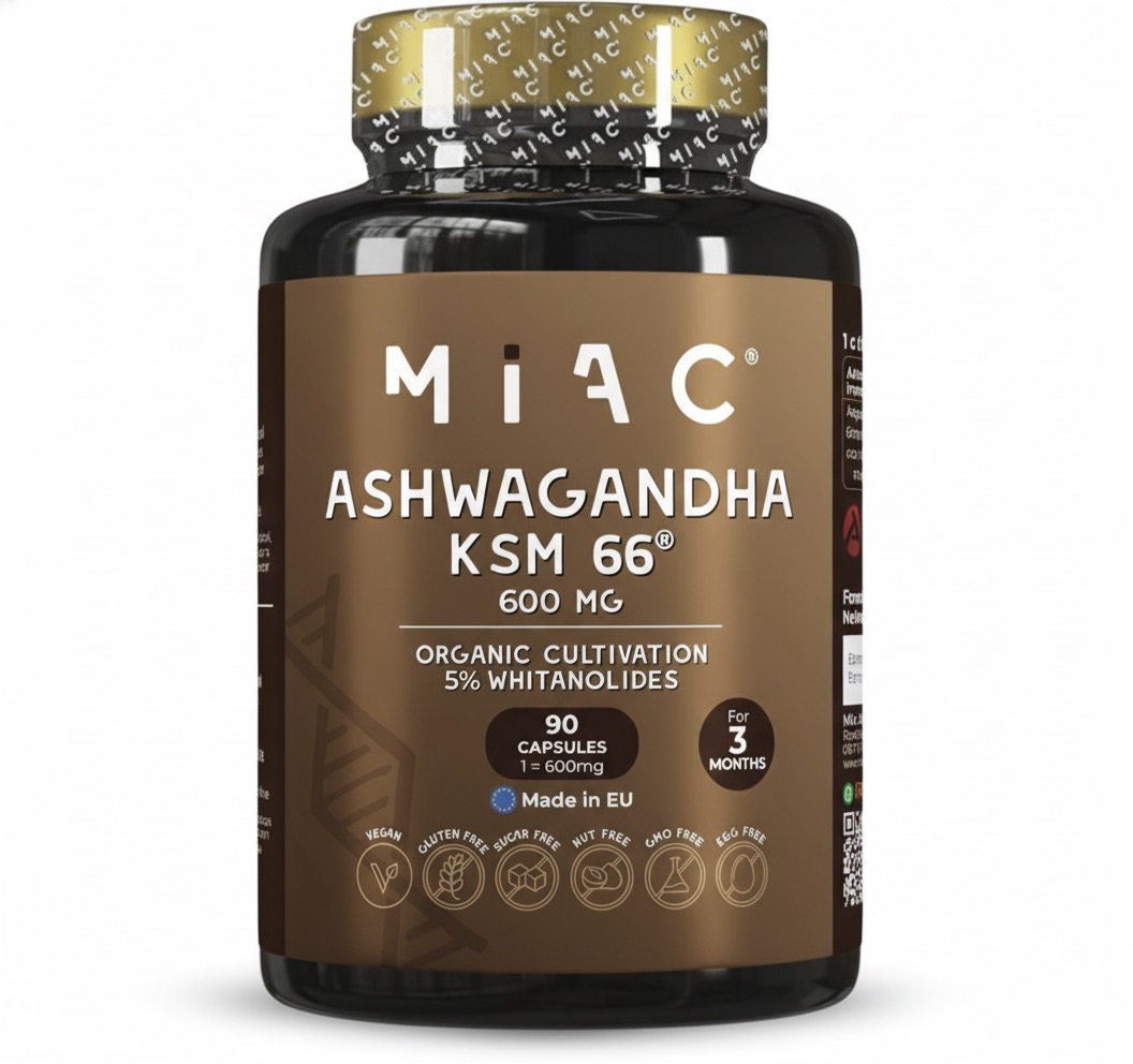 ASHWAGANDHA KSM-66<a style="font-size:16px;"> 600mg <br>  90 Cápsulas  </a>